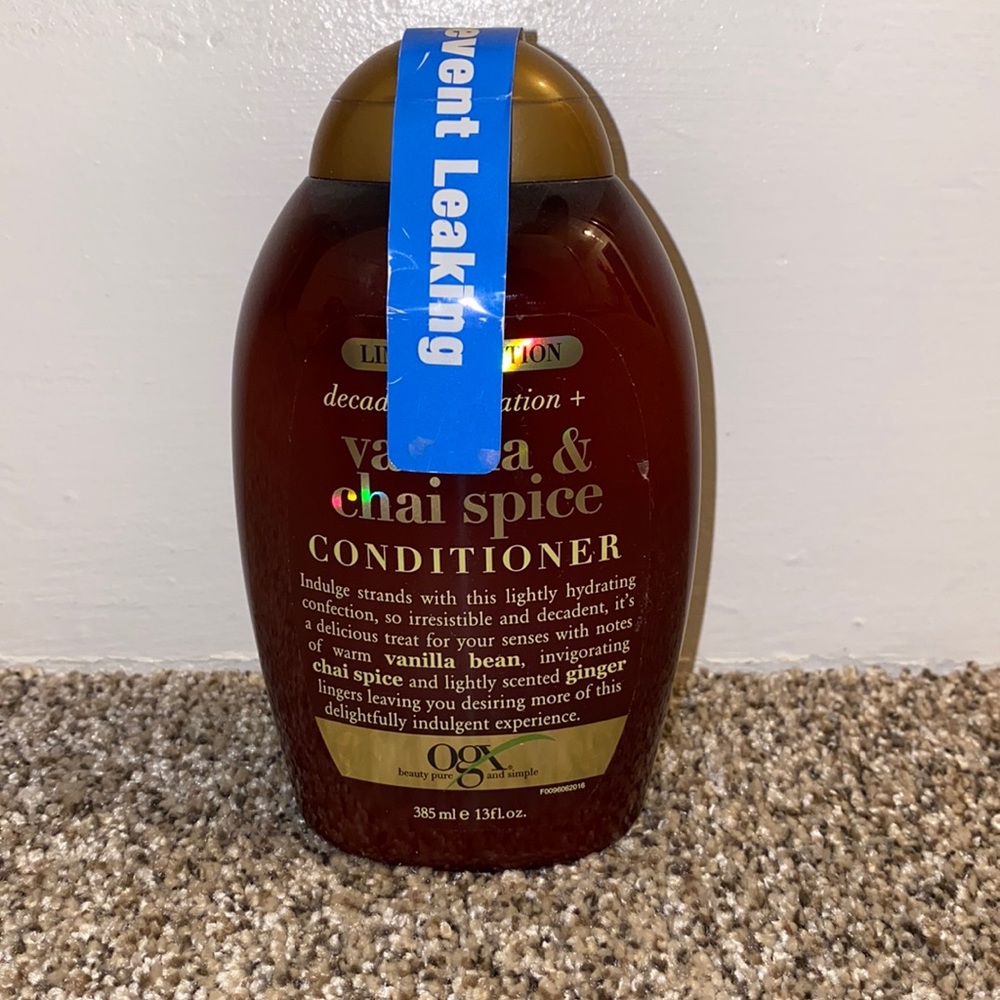 Limited Edition OGX Vanilla & Chai Spice